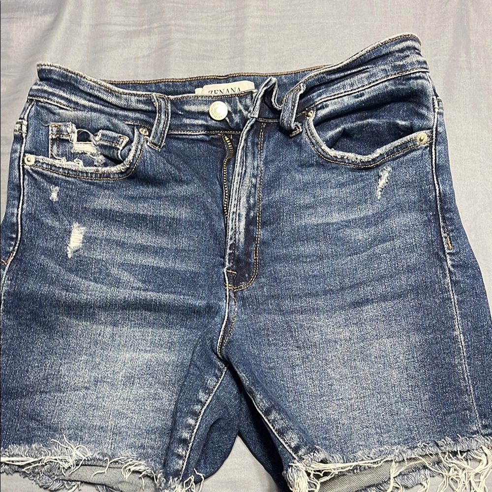 Zenana Outfitters Blue Denim Shorts